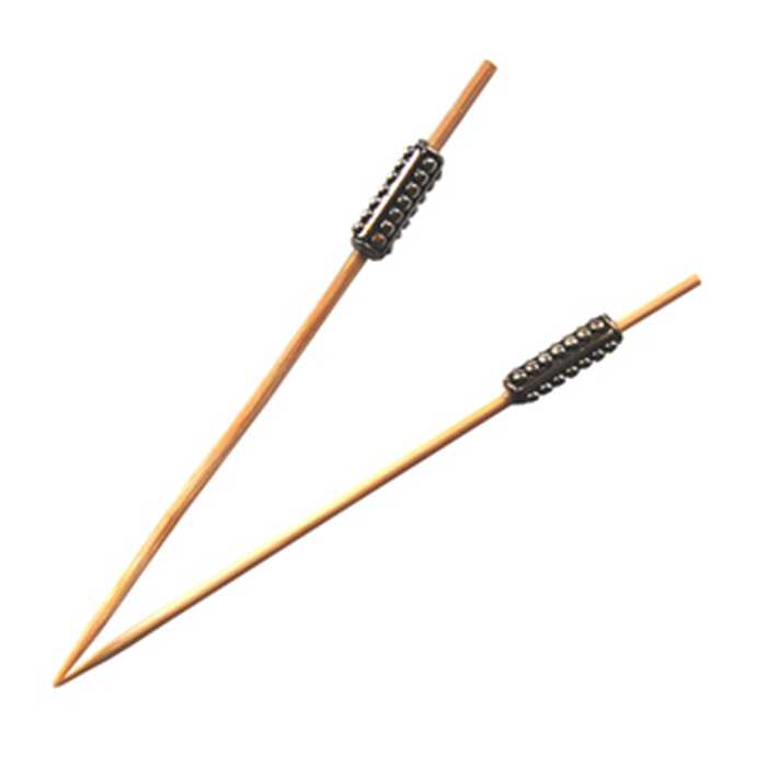 Brochette décorative "Totem" 9cm 12x50pcs