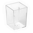 Verrine carrée basse transparent PS 50ml 3x3cm 10x20pcs