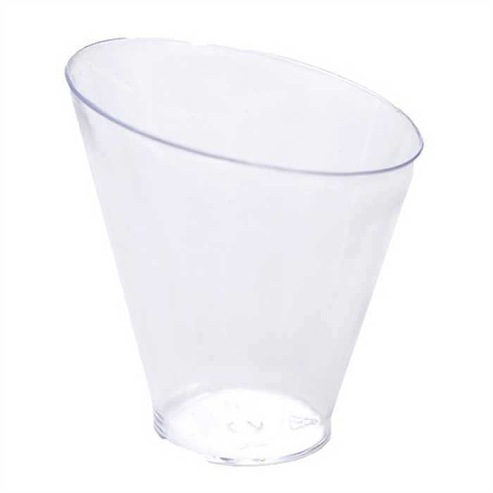 Verrine coupe haute transparent PS 65ml 6x3cm 8x25pcs