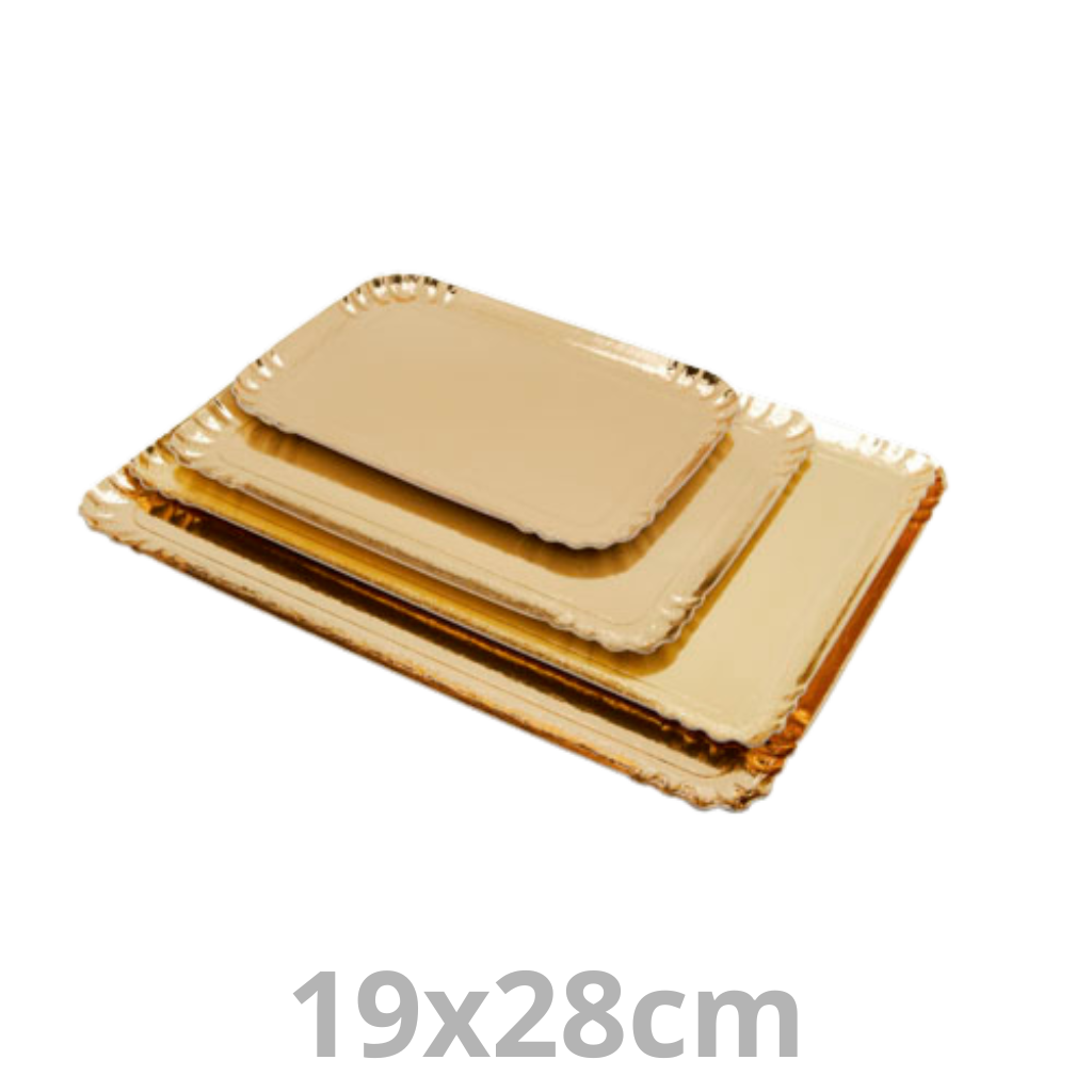 [1928SFOR-PAS] Plateau doré 19x28cm 8x25pcs
