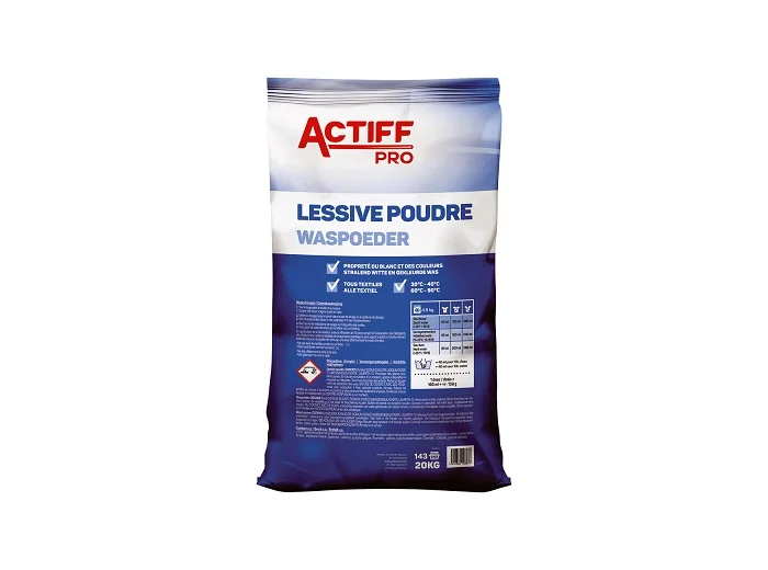 [108037-EUP] ACTIFF PRO - 20kg - Lessive en poudre