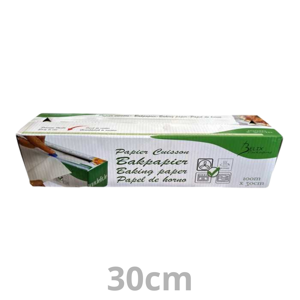[S23-BEX] Rouleau papier cuisson boite distributrice avec cutter 30cm x 100m 1pc