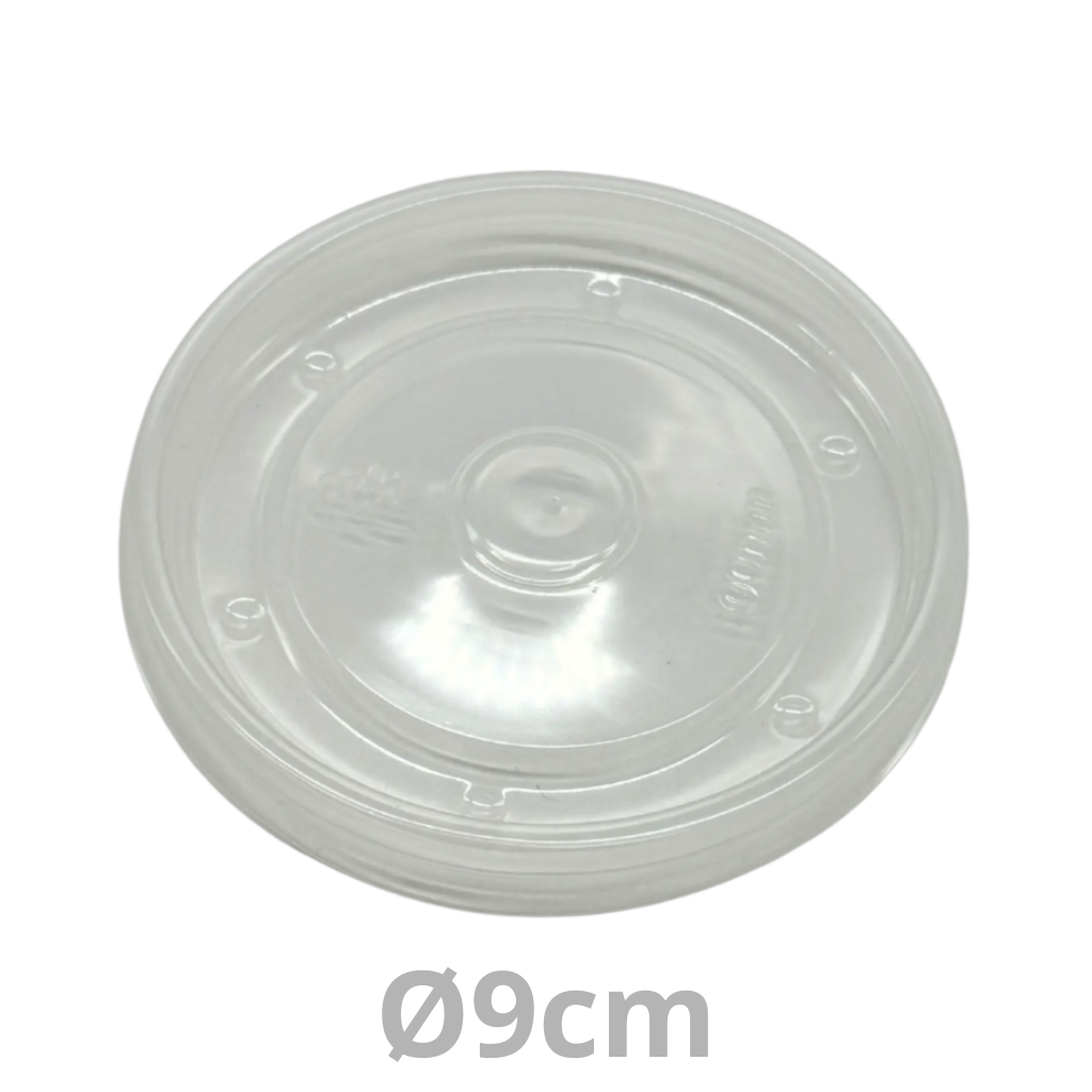 Couvercle PP pour pot multifood carton Ø9cm 20x25pcs