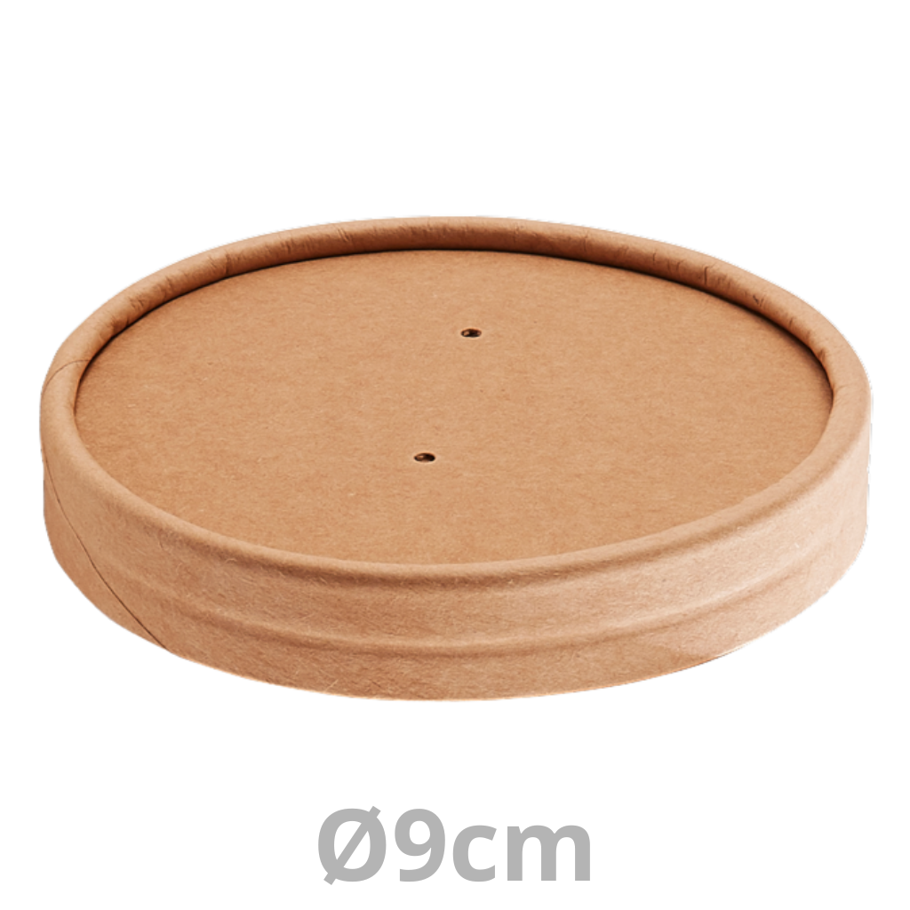 Couvercle carton pour pot multifood carton Ø9cm 10x50pcs