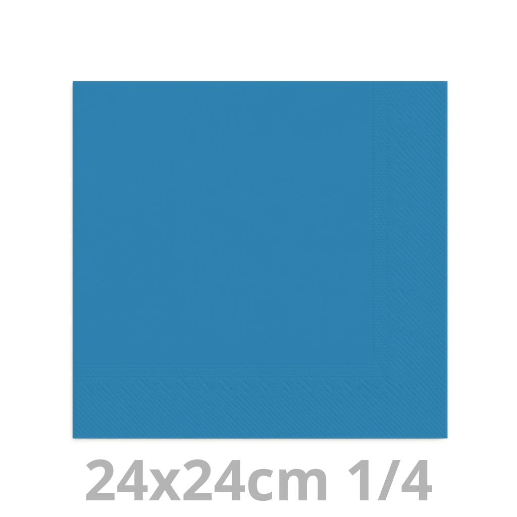 Serviette aqua 2 plis 24x24cm 8x300pcs
