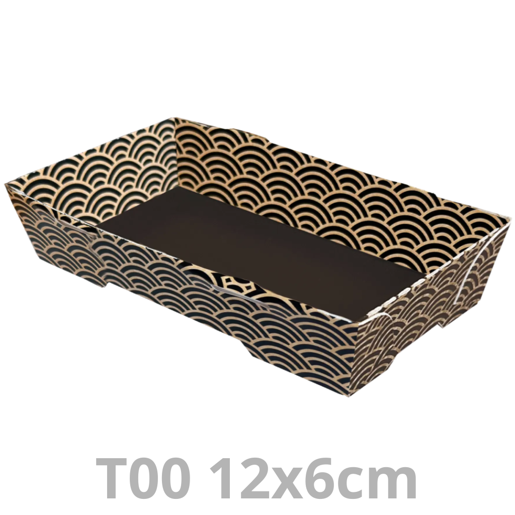 Ravier à sushis T00 Tray2Go Zen 12x6cm 600pcs