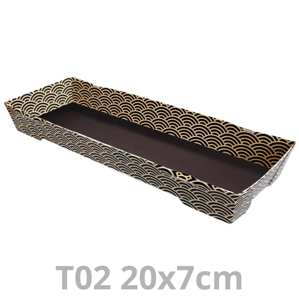 Ravier à sushis T02 Tray2Go Zen 20x7cm 400pcs