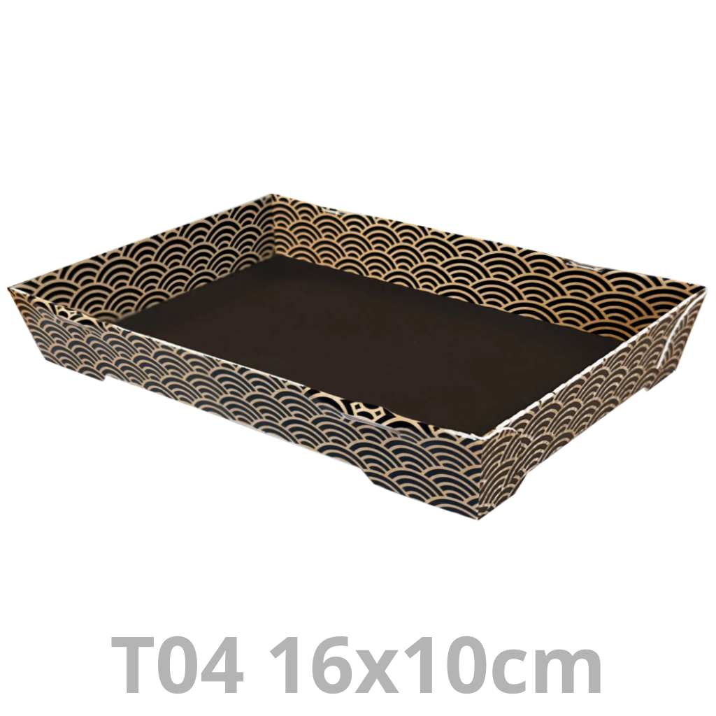 Ravier à sushis T04 Tray2Go Zen 16x10cm 400pcs