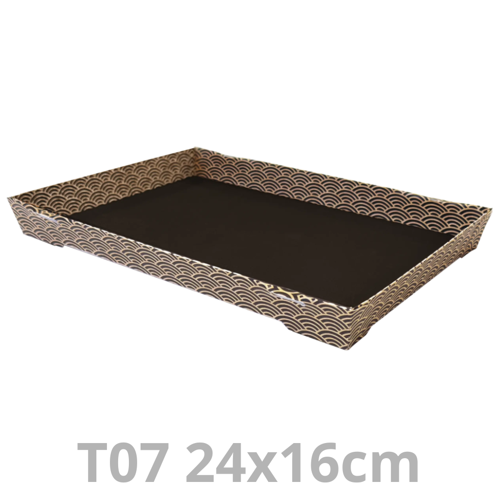 Ravier à sushis T07 Tray2Go Zen 24x16cm 200pcs