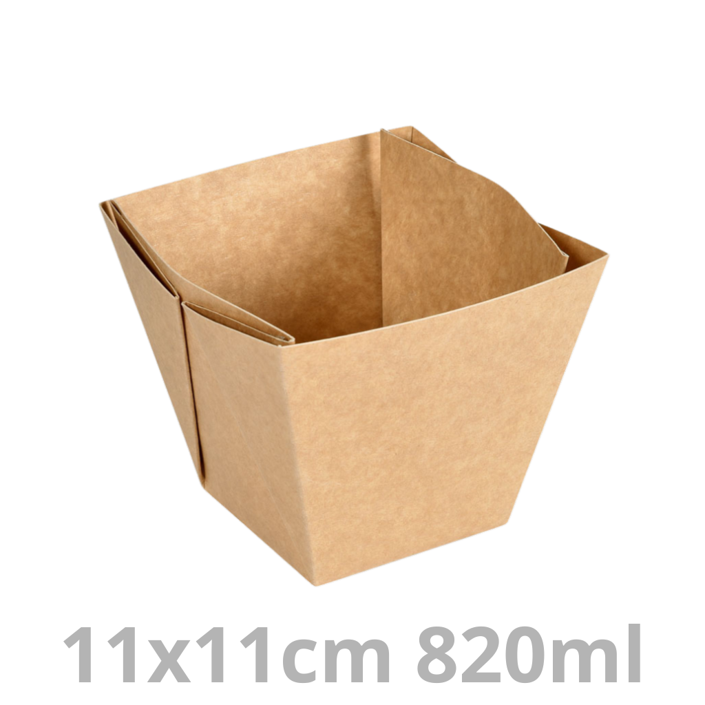 [202873-DUI] Viking Box carré 820ml 11x11cm 300pcs