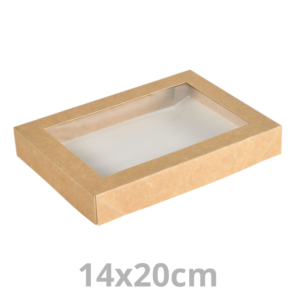 [202882-DUI] Couvercle CARTON avec fenêtre transparente pour Viking Box 14x20cm 300pcs