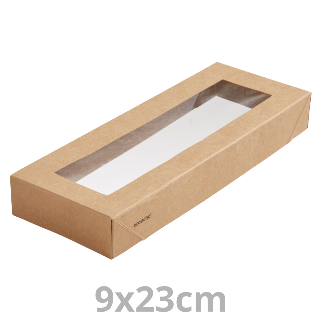 [188102-DUI] Couvercle CARTON avec fenêtre transparente pour Viking Box 9x23cm 300pcs