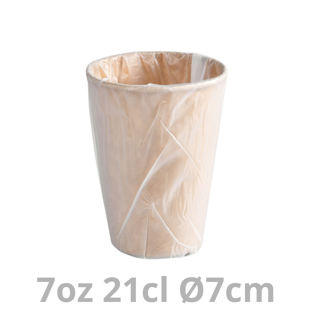 Gobelet à café emballé brun carton 7oz 21cl Ø7cm 500pcs