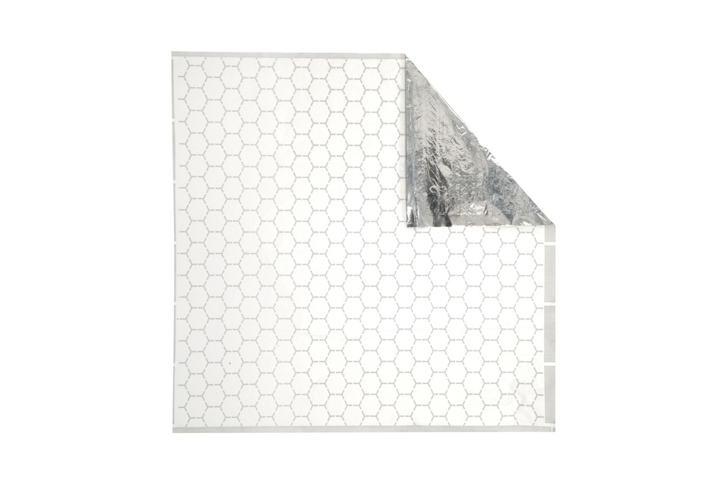 Feuille alu isolante thermique 35x35cm 500pcs