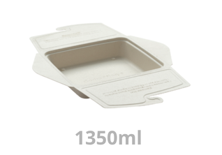 Meal Box to Go square 1350ml 21x21cm 2x50pcs