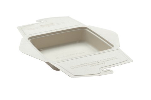 Meal Box to Go square 1350ml 21x21cm 2x50pcs