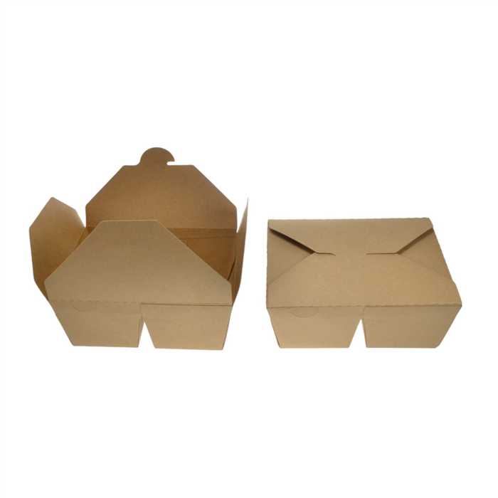 Take away box DUO 2x500cc 17x13.5x6.5cm 8x25Pcs