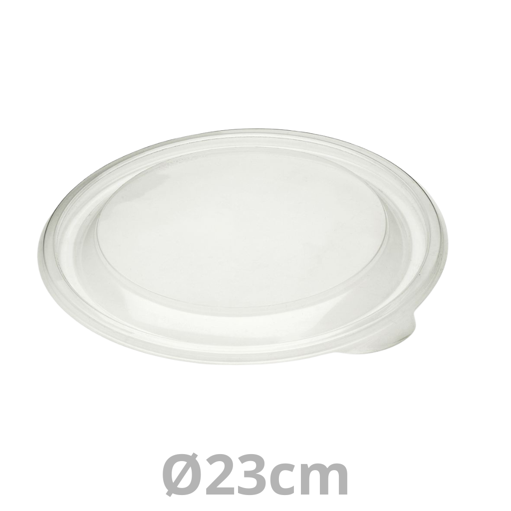 [HOT52971-SAT] Couvercle PP pour FastPac barquette ronde Ø23cm 6x25pcs