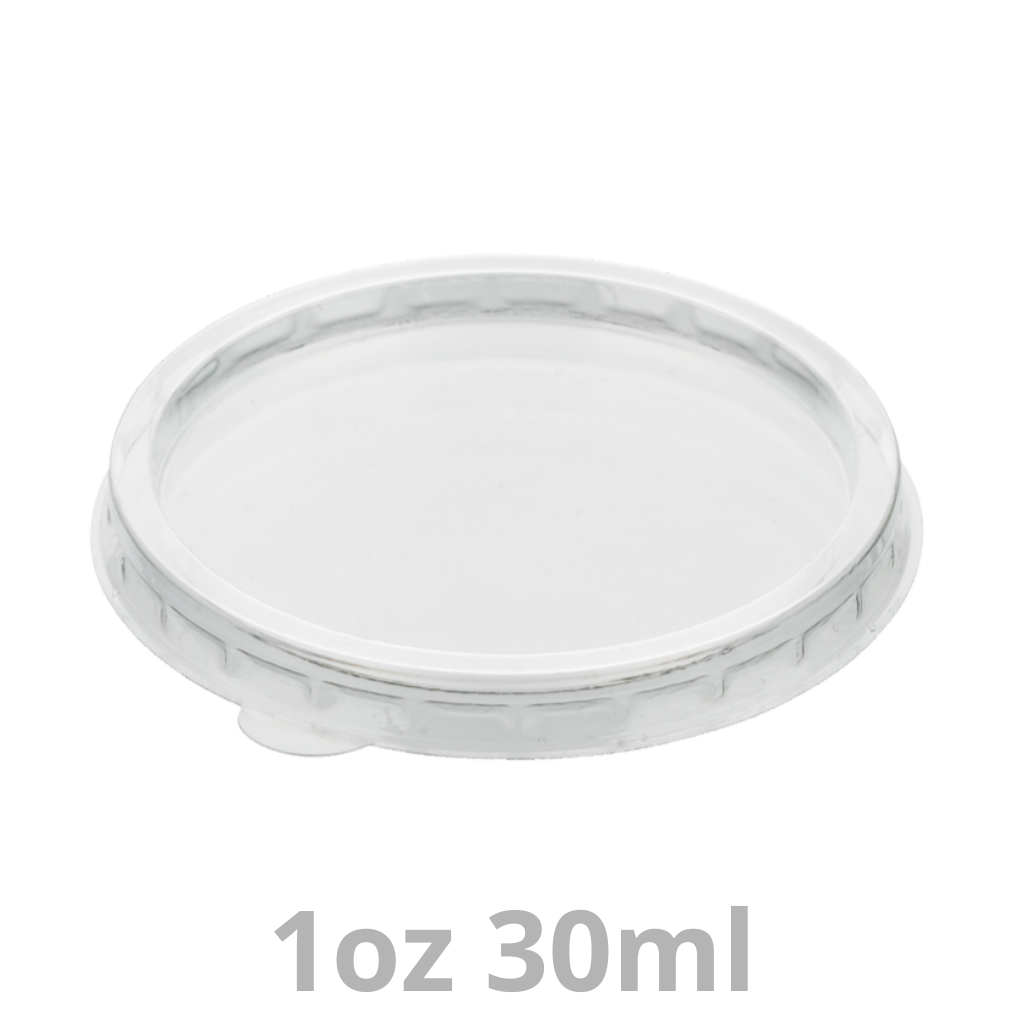 Couvercle PET pour pot à sauce carton 1oz 30ml 40x50pcs (copie)