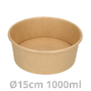 Saladier rond carton 1000ml Ø15cm 300pcs