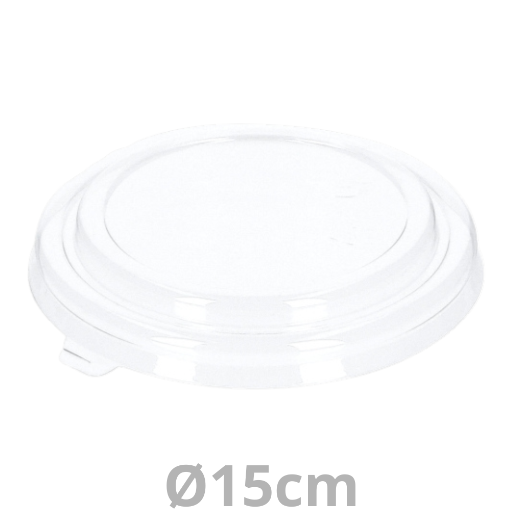 [SALROC150C-BRK] Couvercle PET pour saladier rond carton Ø15cm 300pcs