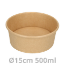 Saladier rond carton 500ml Ø15cm 300pcs