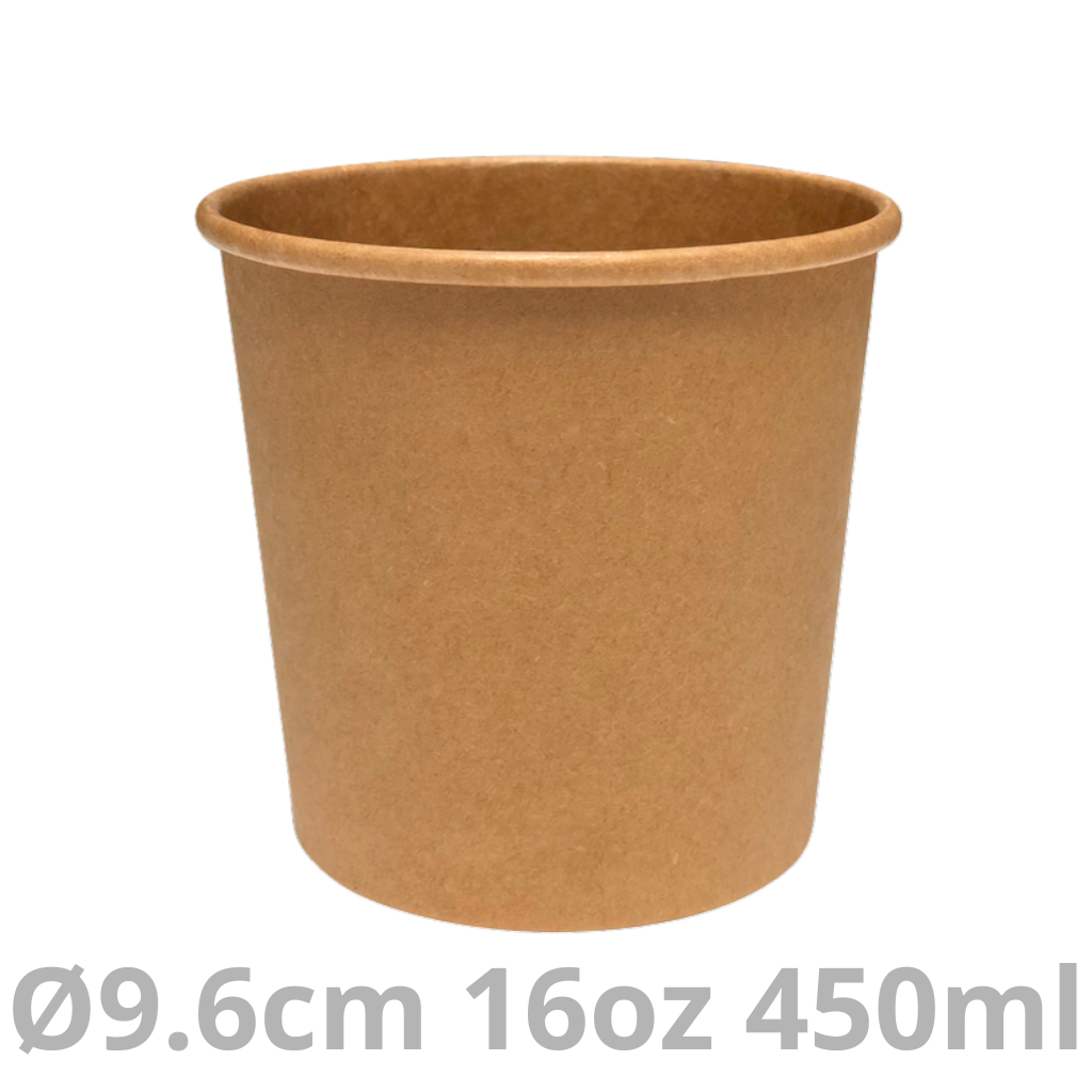 [PAPSOUP16PP-SAT] Pot multifood carton 16oz 450ml Ø9.6cm 10x50pcs