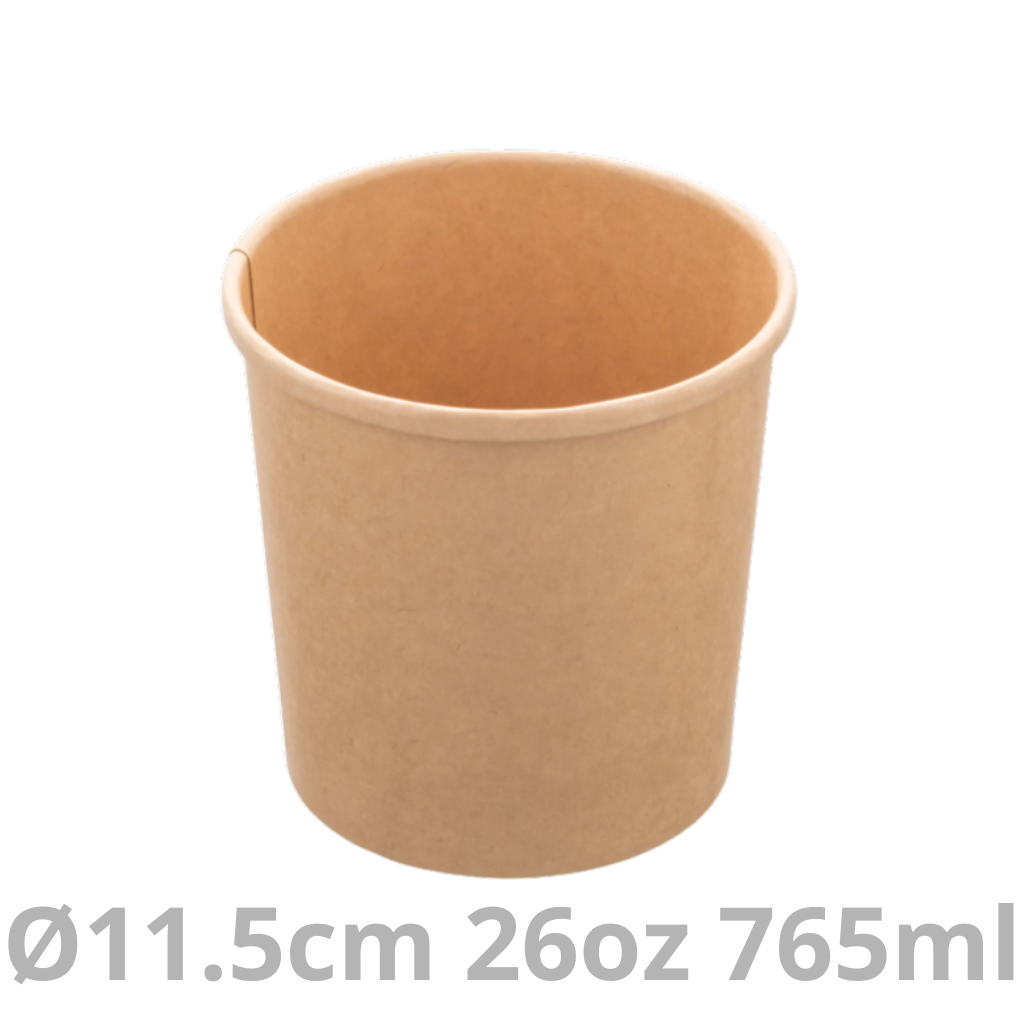 [PAP12026PP-SAT] Pot multifood carton 26oz 765ml Ø11.5cm 10x50pcs