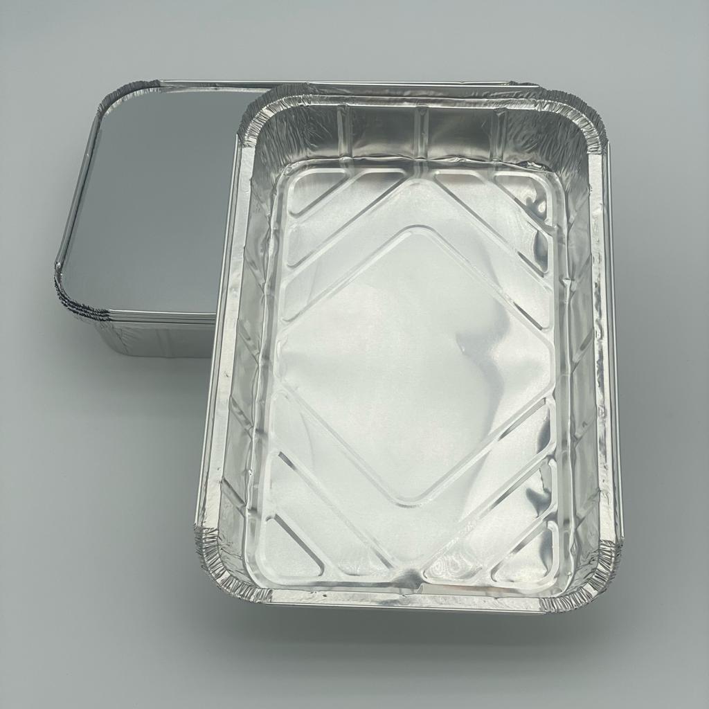 Ravier aluminium avec couvercle 2170ml 32x22cm 300pcs