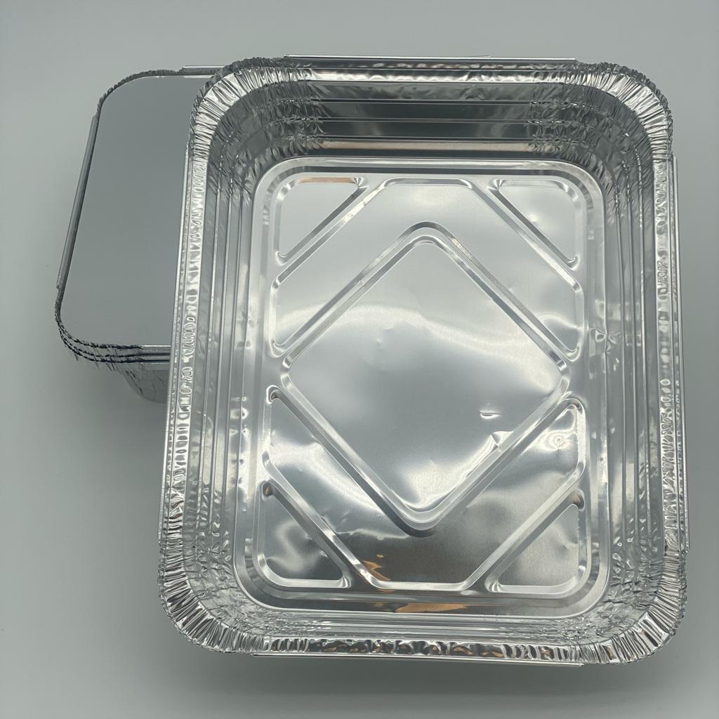 Ravier aluminium avec couvercle 3500ml 32x26cm 300pcs