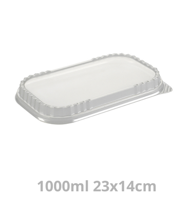 [SP02113-ACG] Couvercle pour ravier aluminium noir Extra Strong 1000ml 23x14cm 720pcs