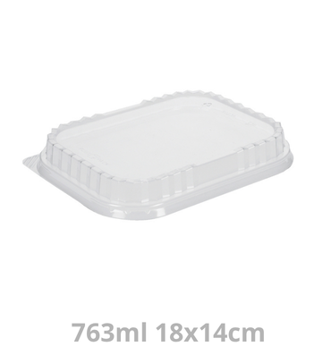 [SP00299-ACG] Couvercle pour ravier aluminium noir Extra Strong 763ml 18x14cm 440pcs