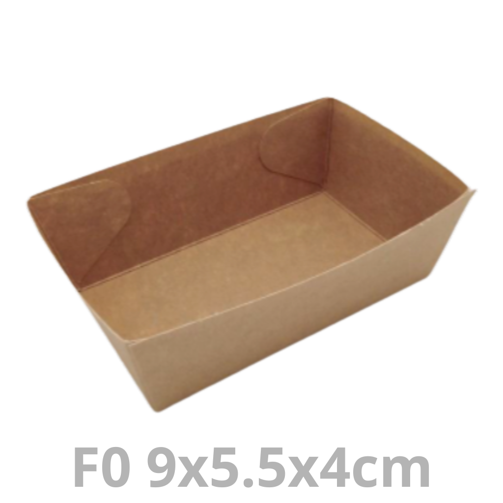 [CR0955ECO-HAY] Raviers à frites F0 (955-R0) brun 9x5.5x4cm 250pcs