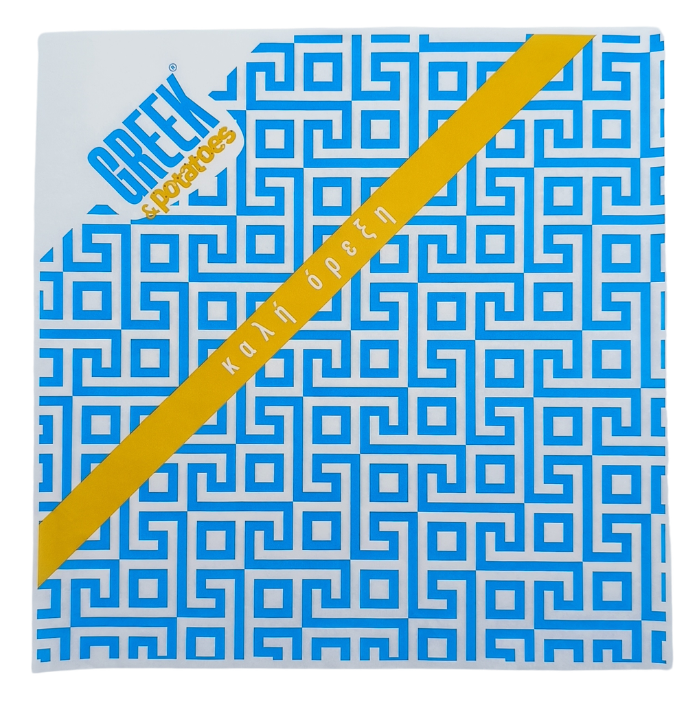 GREEK&POTATOES Papier ingraissable 29x32cm 2500pcs PAPEX