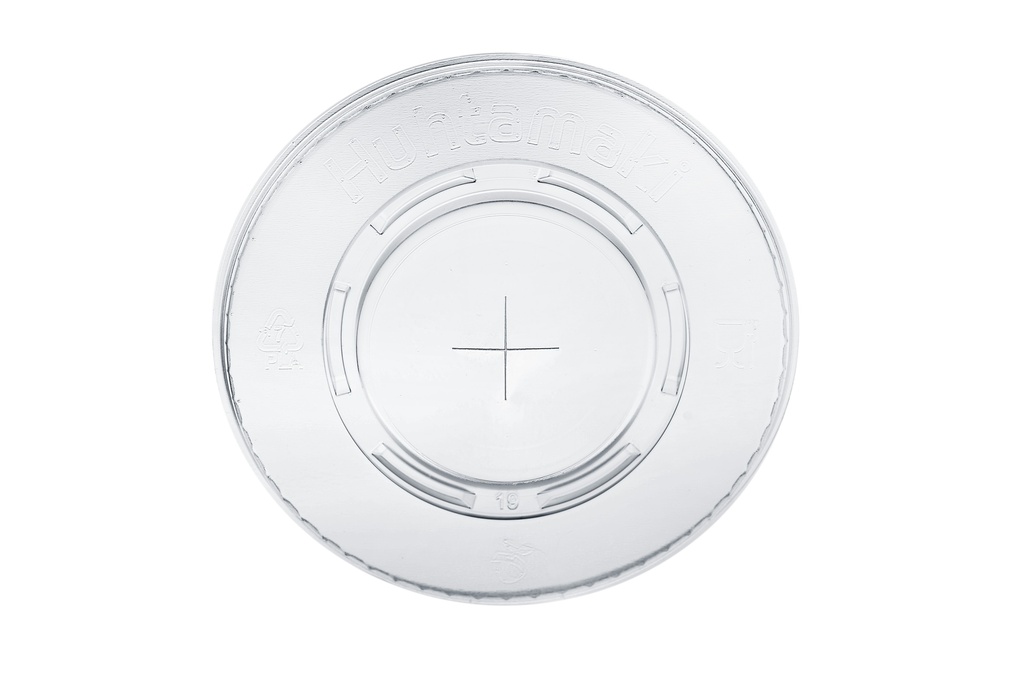 Couvercle plat avec trou en croix pour gobelet à smoothie Virginia Ø9.5cm16x50pcs