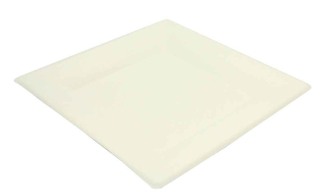 [PUL2023HC-SAT] Assiette carrée blanc BEPULP 26x26cm 8x40pcs