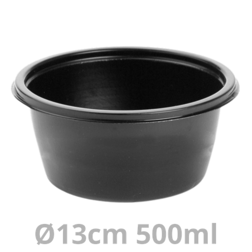 [HOT75116-SAT] FastPac barquette ronde 500ml Ø13cm 10x50pcs