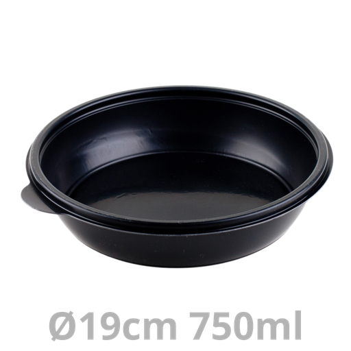 [HOT77124-SAT] FastPac barquette ronde 750ml Ø19cm 6x50pcs
