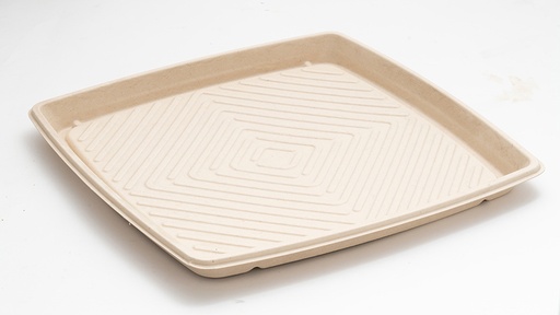 [PUL49110-SAT] Plateau carré BEPULP 26x26cm 25pcs