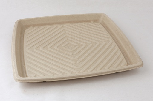 [PUL49112-SAT] Plateau carré BEPULP 31x31cm 25pcs