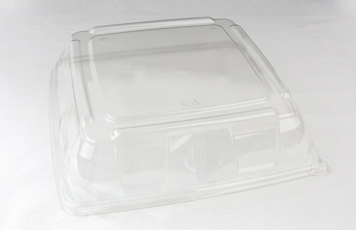 [PUL52912F025-SAT] Couvercle rPET dôme pour plateau carré 31x31cm 25pcs