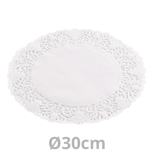 [120009/-HAY] Dentelle ronde Ø30cm 250pcs