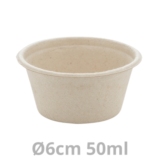 [PUL46002100C20HC-SAT] Pot à sauce BEPULP 2oz 50ml Ø6cm 20x100pcs