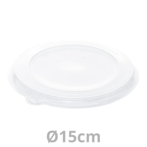 [PUL51616PP-SAT] Couvercle PP pour saladier rond BEPULP Ø15cm 5x100pcs
