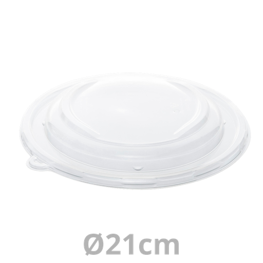 [PUL52932PP-SAT] Couvercle PP pour saladier rond BEPULP Ø21cm 4x75pcs