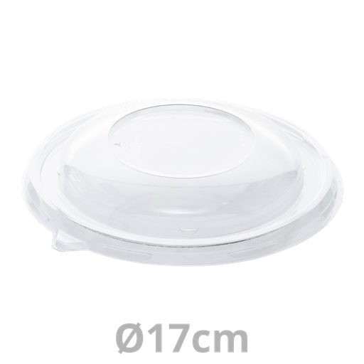 [PUL52032-SAT] Couvercle rPET pour saladier Buddha bowl Ø17cm 6x50pcs