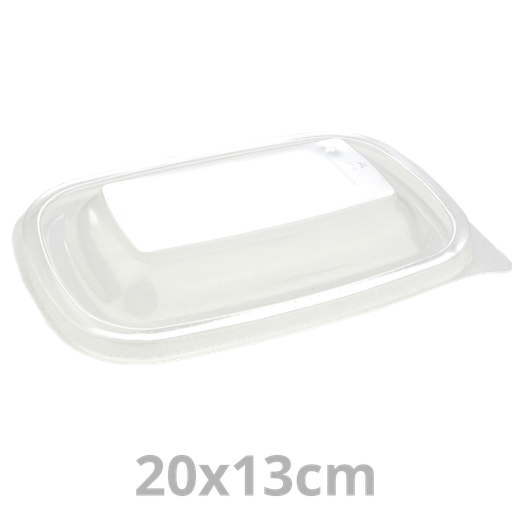 [HOT52A71-SAT] Couvercle PP dôme pour FastPac rectangulaire 20x13cm 6x50pcs
