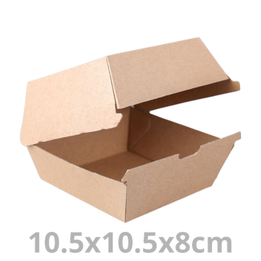 [HAMEF105-HAY] Boite à hamburger Eflut 10.5x10.5x8cm 5x50pcs
