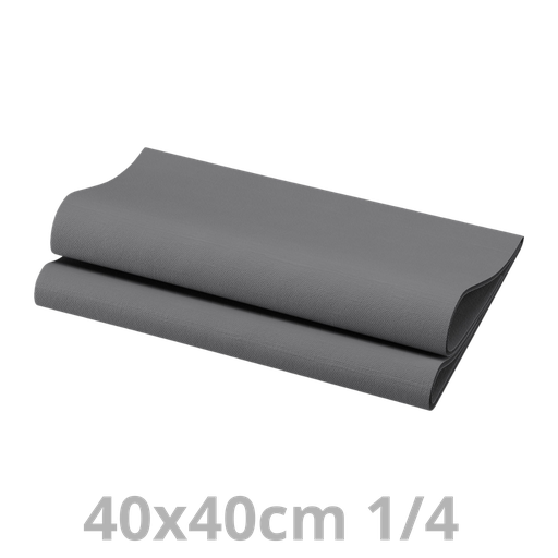 [AL4V40GRI-BRK] Serviette Airlaid gris 1/4 40x40cm 800pcs