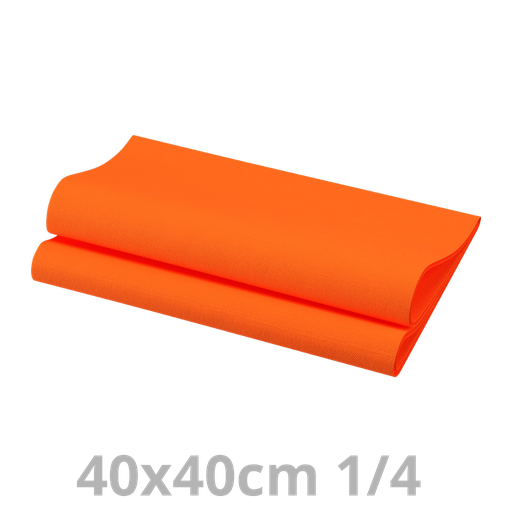 [AL4V40ORA-BRK] Serviette Airlaid orange 1/4 40x40cm 800pcs
